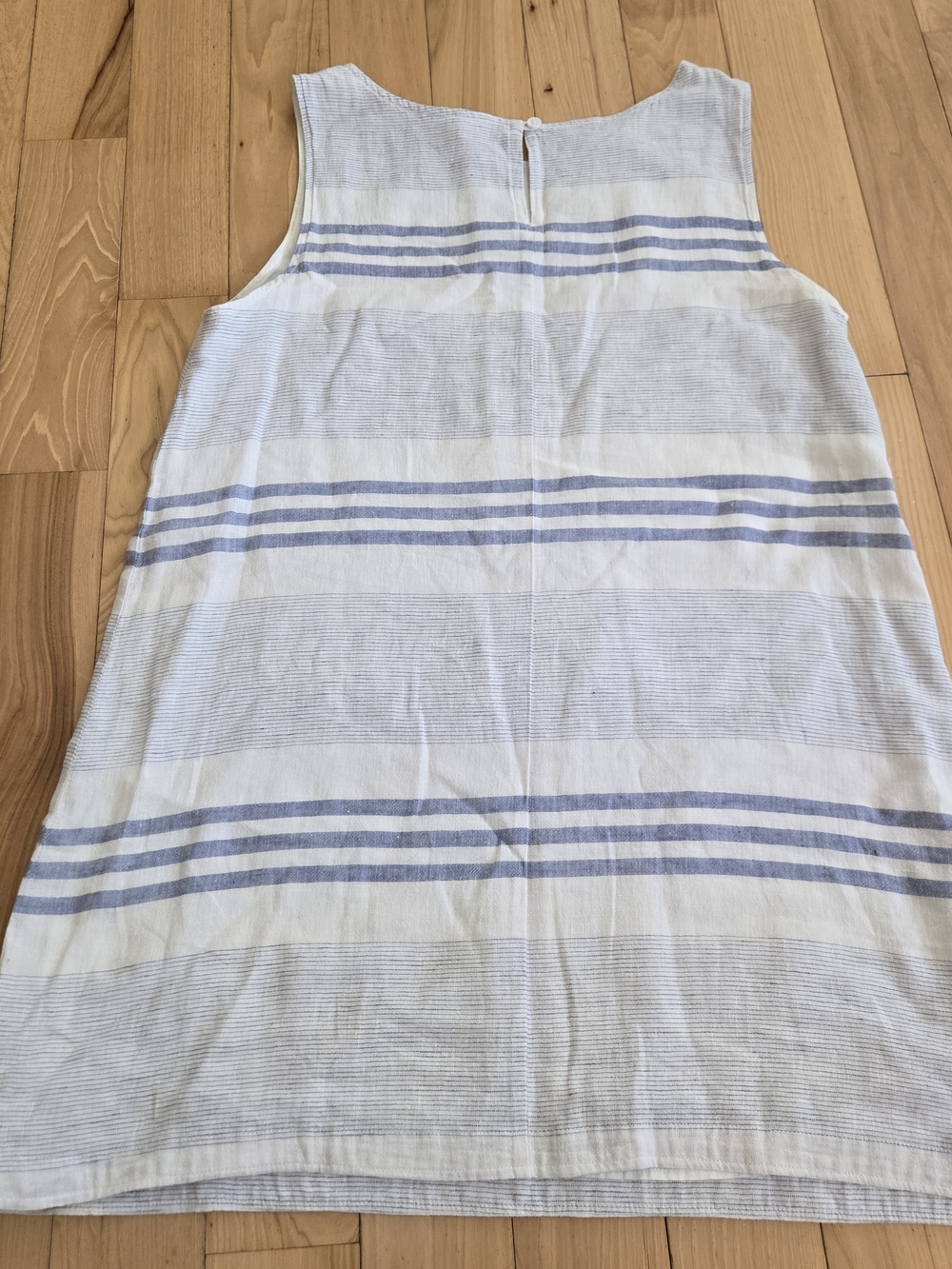 Beachlunchlounge "Alina" Striped Linen Blend Shift Dress - Picture 5 of 6